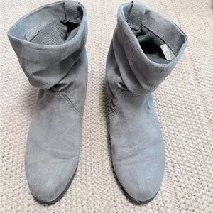 SO, Grey Ankle Booties. Like new